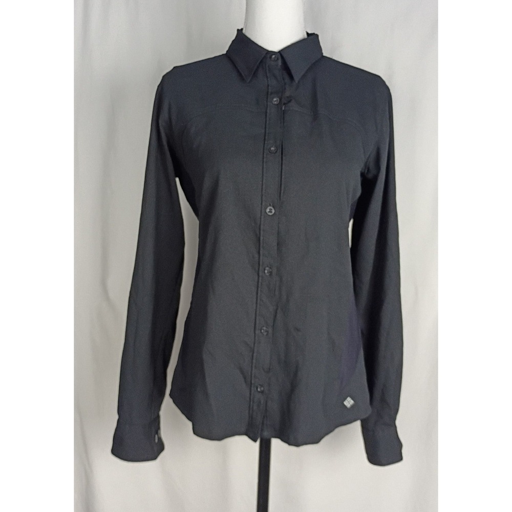 Columbia Silver Ridge Omni Shade Black Women's Vented Roll Tab Shirt Outdoor